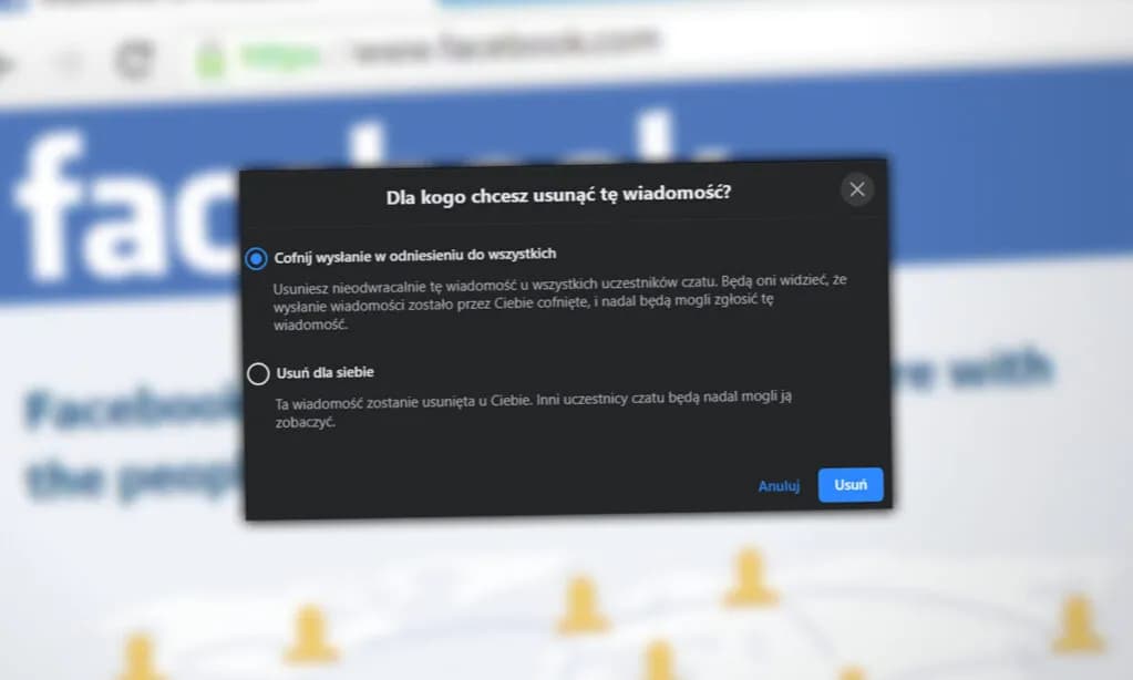 Jak trwale usunąć wiadomości na Facebooku i chronić swoją prywatność